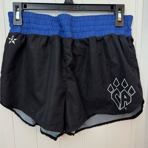 Black and Blue Athletic Shorts